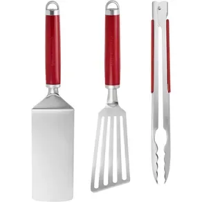 3 PZS SET PARA PARRILLA ROJO