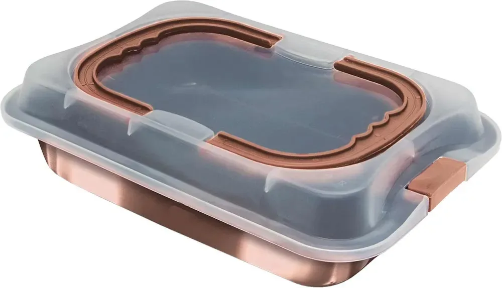 ASADERA C/ TAPA ROSE GOLD
